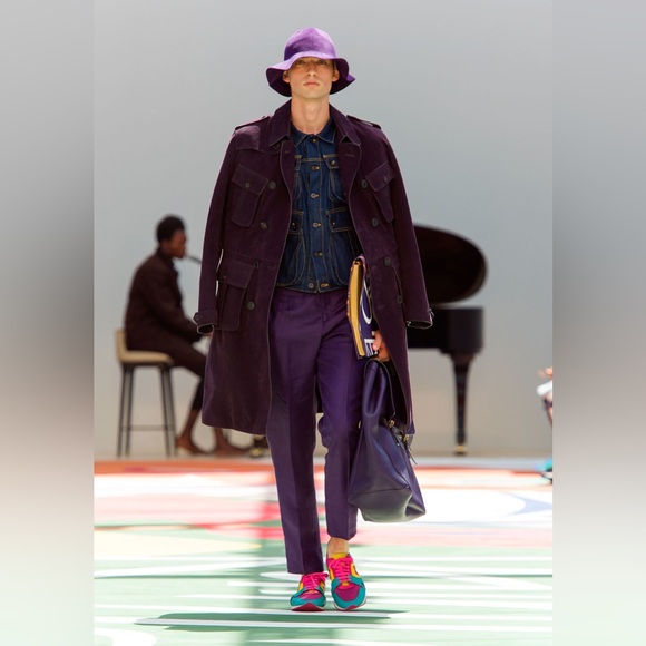 Burberry Prorsum nubuck leather trench - Picture 7 of 10